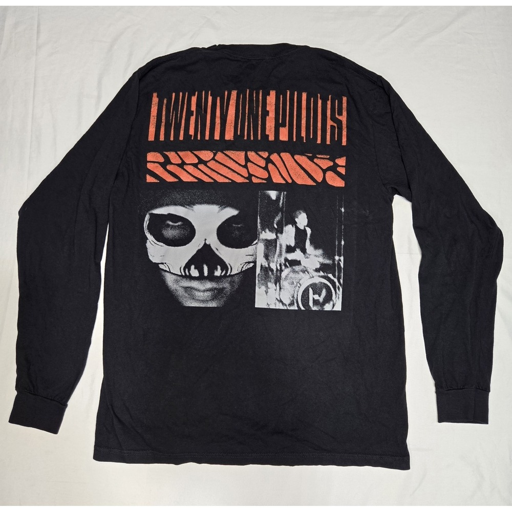 Twenty One Pilots Blurryface Anniversar Longsleeve Shirt 2015 Black Large Unisex